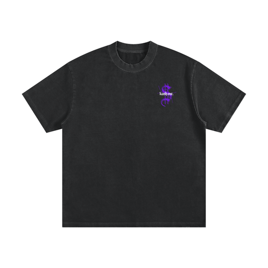 Heavyweight Vintage Washed Frayed T-Shirt