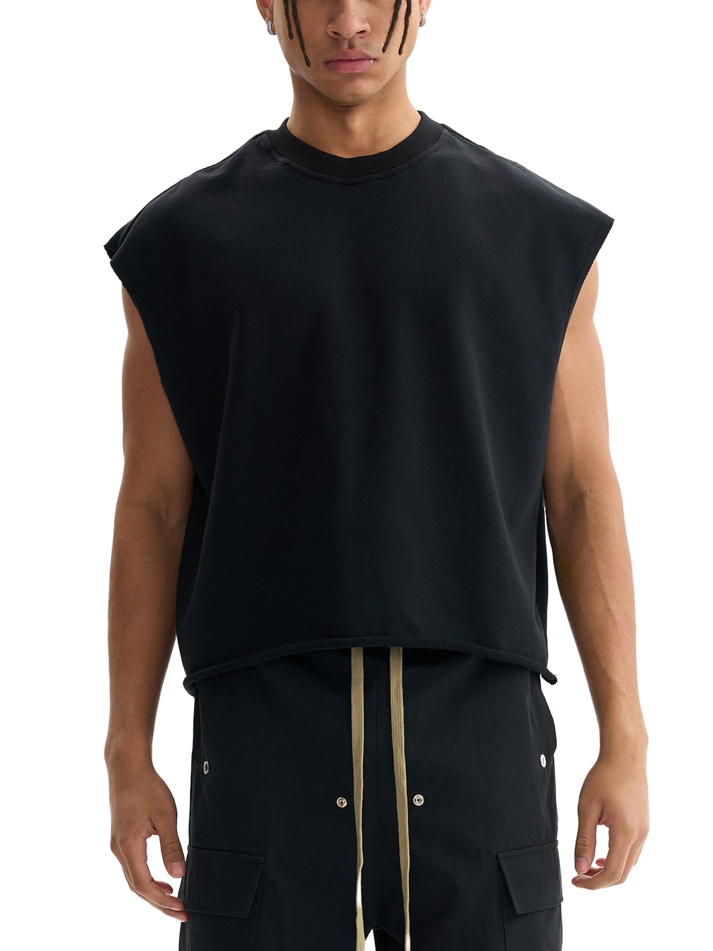 French Terry Boxy Tank Top